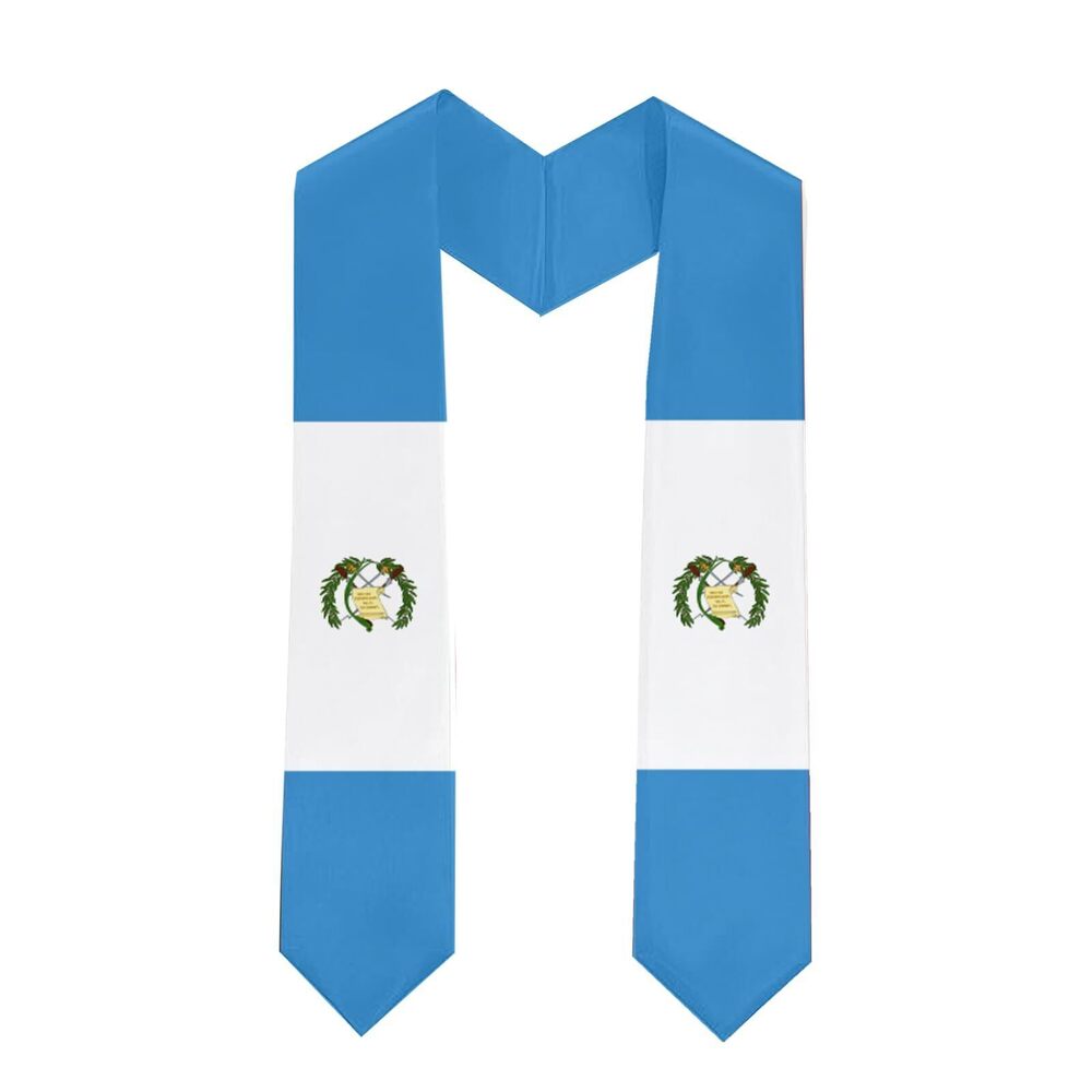 1406 Class of 2025 Guatemala Flag Graduation Stole Celebrate Your Academic